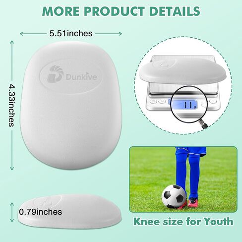 8 Pcs Football Knee Pads for Youth, Skill Positions Sports Ultra Light Knee Sleeve for School Team Boys Girls Anti Collision Basketball Volleyball Soccer Cycling Wrestling Protector in Saudi Arabia