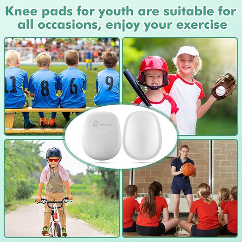 8 Pcs Football Knee Pads for Youth, Skill Positions Sports Ultra Light Knee Sleeve for School Team Boys Girls Anti Collision Basketball Volleyball Soccer Cycling Wrestling Protector in Saudi Arabia
