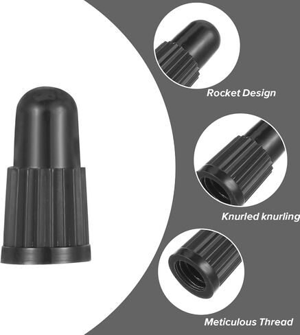 30Pcs Presta Valve Stem Caps, Black Plastic Bike Tire Caps Used On Presta/French Valves Bicycle Air Dust Stem Covers for MTB Mountain Bike Road Racing Bicycle in Saudi Arabia