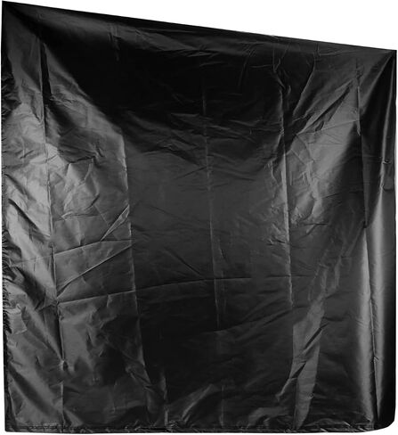 QWORK Exercise Bike Cover, Upright Outdoor Waterproof UV Dust Wind Bicycle Storage for Most Fitness Stationary Bikes, Premium Sport Training Bike (Black) in Saudi Arabia