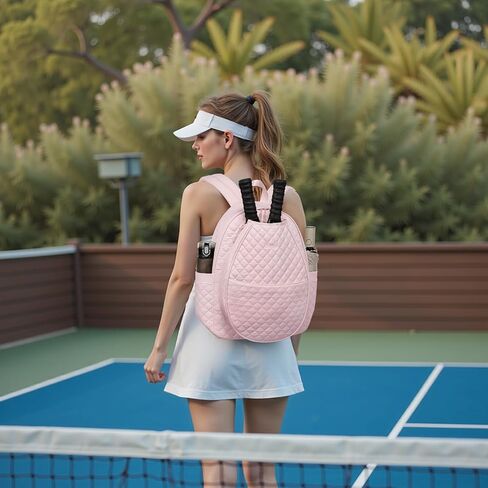 حقيبة Sucipi Pickleball للنساء حقيبة ظهر Pickleball خفيفة الوزن مبطنة حقيبة تنس حقيبة ظهر Pickleball مجداف in Saudi Arabia