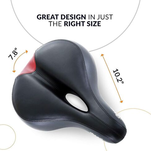 Pressure Relief Bike Seat for Women, Universal Fit for Peloton, Trek, Giant, Schwinn in Saudi Arabia
