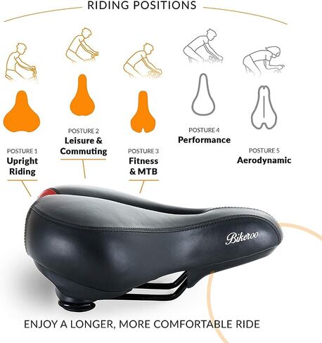Pressure Relief Bike Seat for Women, Universal Fit for Peloton, Trek, Giant, Schwinn in Saudi Arabia