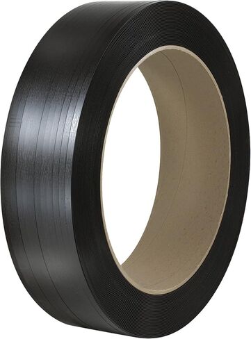 Aviditi 1/2" x .031 x 7200' Black 16 x 6" Polypropylene Strapping in Saudi Arabia