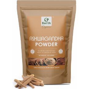 Ashwagandha Root Powder 453g (16 oz) - Non GMO & Gluten Free - Withania Somnifera Sourced from India (Pack of 1)