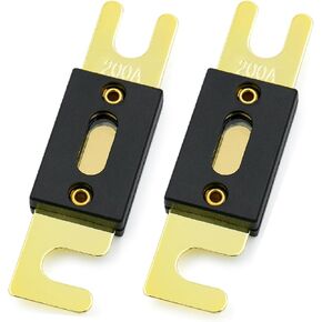 Baomain Bolt Fuse ANL-B 200A 200Amp for Car Vehicles Audio System Sheet Gold Tone RoHS 10 Pack