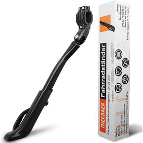 NICEDACK Bike Kickstand, Adjustable Kickstand Aluminium Alloy Bicycle Kickstand for Mountain Bike/700 Road Bike/BMX/MTB 24'' 26'' 27.5'' 28 29 inches Adults Bike