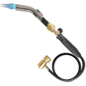 Double Head MAPP/Propane Torch Self Ignite Gas Welding Torch With 55 Inch Hose