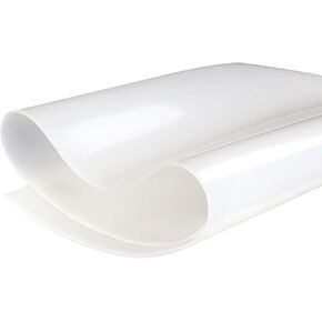 Translucent Silicone Mat 11.8 x 39 Inch, Non-Slip Heat Resistant Silicone Sheet for Crafts, Silicone Placemats for DIY Gaskets Crafts Resin Jewelry Casting Sealing Cushion, Countertop Protector Pad