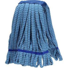 MECCANIXITY Commercial Mop Head Replacement 19 Oz 35.4 Inch Absorbent Microfiber Wet/Dry Mop Floor Cleaning Mop Head for Home Industrial, Green