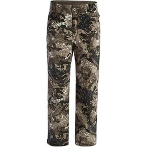 Pnuma Men's Vintis Hunting Cold Weather Lightweight Insulated Wind-Blocking Camouflage Pants with Anti-Slip Waist, Caza OV