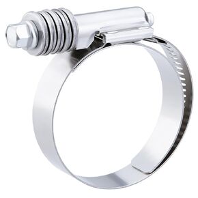 5 Pack Breeze CT-9412 Aero-Seal Constant Torque Liner Clamp with Stainless Screw Effective Diameter Range: 11/16" - 1-1/4" (17mm - 32mm)