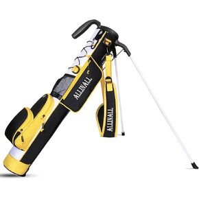 Sunday Golf Lightweight Stand Carry Bag with Padded Strap, Pitch &Putt, Practice Driving Range Par 3 & Executive Courses for Men & Women–31.5 inches Tall