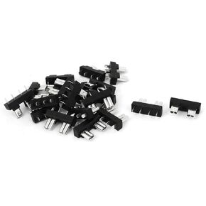 uxcell Auto Fuse Holders SL-506P Black Silver Tone 20Pcs