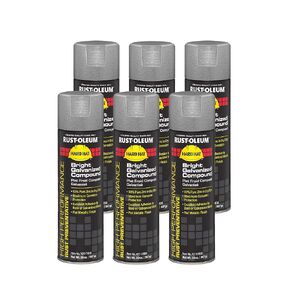 Rust-Oleum V2117838 High Performance V2100 System Galvanizing Compound Spray, 20-Ounce, Bright, 6-Pack