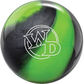 Bowlerstore Products Columbia 300 PRE-DRILLED White Dot Bowling Ball - Lime Swirl 10lbs