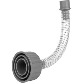 Wet Vac Attachment A/C Drain Lines Cleaner Tool, AC Drain Line Vacuum Adapter to Unclog and Evacuate ABS Compatiable With Most PVC Pipe Sizes Grey