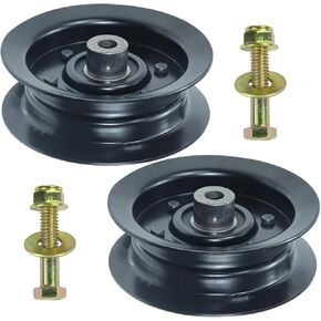 2 Pack 106-2175 Idler Pulley Replaces Toro 106-2175 Flat Idler Pulley, Toro 132-9420 Flat Idler Pulley, eXmark 106-2175 Pulley, eXmark 132-9420 Pulley, Toro Idler Pulley 132-9420