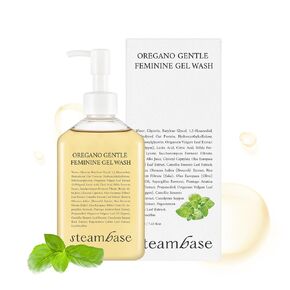 Oregano Gentle Feminine Gel Wash | Intimate Wash with Oregano Extract and Lactobacillus | Gentle Cleansing, Balances Microbiome, 7.44 fl oz