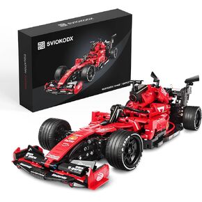 F1 racing car technic building sets,Formula 1 model cars ，1：14 MOC sports car building blocks,Collectible Kits for kids 8+ and Adults (red)(1392 Pieces Bricks)