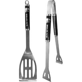Siskiyou Sports NCAA Kansas State Wildcats 2 pc Black BBQ Set, Black, One Size