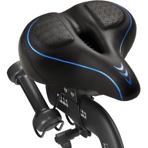 Oversized Bike Seat for Peloton Bike & Bike+, Comfort Seat Cushion Compatible with Peloton, Road or Exercise Bikes, Wide Bicycle Saddle Replacement for Men & Women, Accessories for Peloton