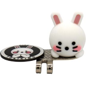 Golf Ball Marker Hat Clip – Fun 2-in-1 Magnetic Ball Marker with Cute Animal Designs - Bear, Duck, Fox, Rabbit – Perfect Golf Accessories, Great Golf Gifts for Women & Golfers, Fun Golf Gifts