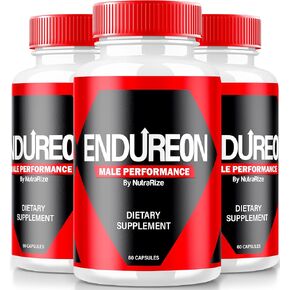 (3 Pack) Endureon Pills, All Natural Formula for Confidence and Energy, Endureon Pro Supplement for Overall Health and Stamina, Official Support Reviews (180 Capsules)