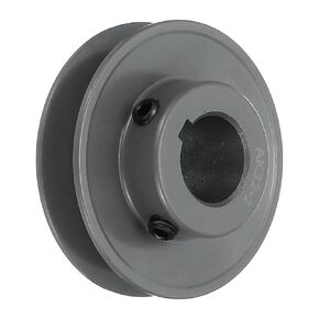 uxcell AK32-1 V-Belt Sheave 1"Bore 3.25"OD Single Groove Web Sheave Bored-to-Size Sheave, Cast Iron, Belt Section for 4L or A Belt