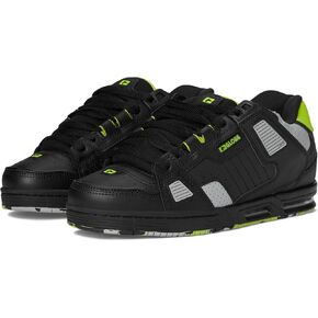Globe Men's Sabre Skate Shoe, Black/Lime, 12