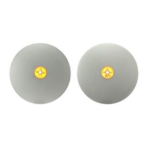 uxcell 2pcs 250mm 10-inch Grit 1500, 2500 Diamond Coated Flat Lap Disk Wheel Grinding Sanding Disc