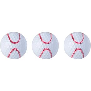 3 Pack Baseball Golf Balls Funny Cute Novelty Golf Balls Gifts