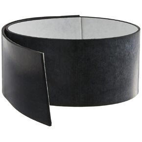 Rubber Sheet, Viton, Rubber Width 2 in, Rubber Length 2 ft, Rubber Thickness 1/16 in, 70A, Adhesive Backing