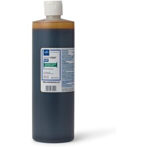 Medline Povidone Iodine Prep Solution, Pint – 10% Povidone Iodine, 1% Available Iodine – Surgical & First Aid Antiseptic
