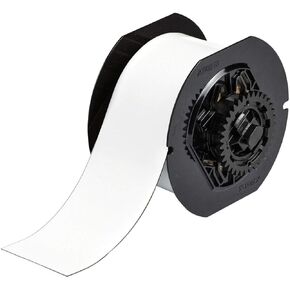 Brady B30C-2500-509-WT 25 feet Length x 2.5" Width, B-509 Polyester, White BBP31 Magnetic Supply