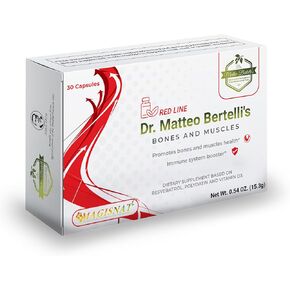 Dr. Matteo Bertelli's Bones and Muscles (30 Capsules) - Resveratrol, Polydatin and Vitamin D3