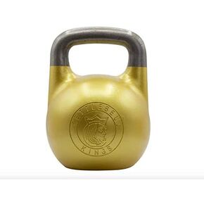 Kettlebell Kings Competition Kettlebells Weight (35mm handle) 48 KG | Hand weights Workout Gym Equipment & Strength training sets for Women & Men | Weights set for Home Gym (8-48KG)