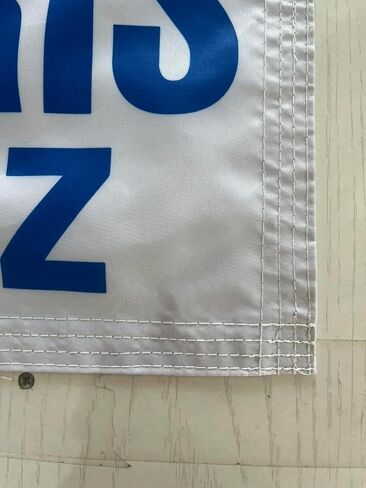 2 Pack Harris Walz Car Flag with 20.5 Inch Pole - 12" x 18" - White with Blue Letters in Saudi Arabia