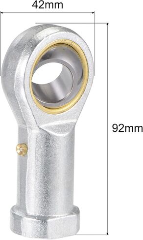 Uxcell PHS18 محمل نهاية قضيب كروي 18 مللي متر محمل مشترك مشحم ذاتيًا M18x1.5 موصل خيط أنثى لليد اليمنى in Kuwait