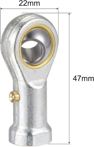 Uxcell PHS18 محمل نهاية قضيب كروي 18 مللي متر محمل مشترك مشحم ذاتيًا M18x1.5 موصل خيط أنثى لليد اليمنى in Kuwait