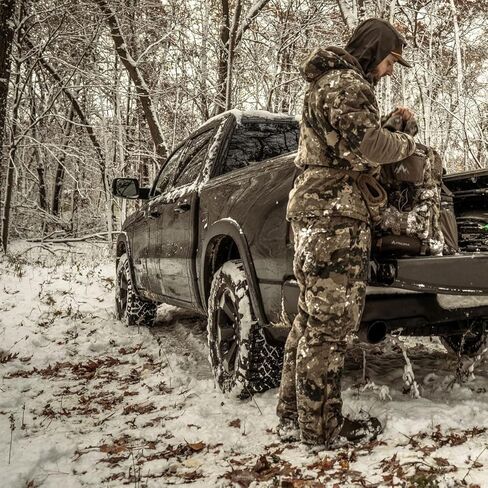 Pnuma Men's Vintis Hunting Cold Weather Lightweight Insulated Wind-Blocking Camouflage Pants with Anti-Slip Waist, Caza OV in Kuwait