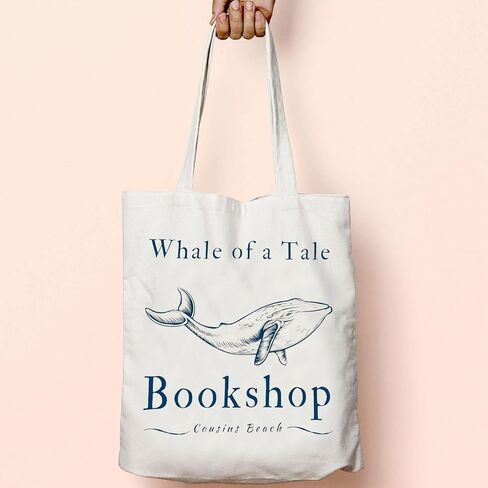 BLUPARK Whale Tote Bag TSITP TV Show Inspired Gift TV Show Merch Drama TV Show Gift Summer Cousins Beach Gift TSITP Fan Gift in Saudi Arabia