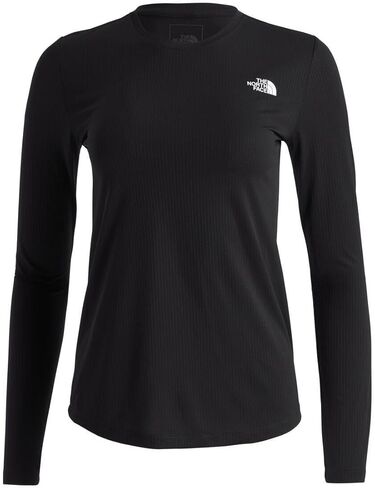 تي شيرت نسائي طويل الأكمام من THE NORTH FACE (مقاس قياسي ومقاس كبير)، أسود TNF، مقاس متوسط in Saudi Arabia