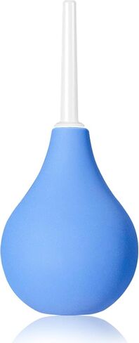TopQuaFocus 8oz Enema Bulb Kit Anal and Vaginal Douche Bulb for Men Flushing System Enemas Silicone Bulb 4 Replaceable Tips (Light Blue, 224ml) in Saudi Arabia