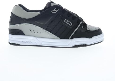 Globe Men's Fusion Skate Shoe, Black/Steel/White, 8.5 in Saudi Arabia