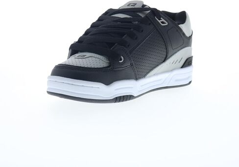 Globe Men's Fusion Skate Shoe, Black/Steel/White, 8.5 in Saudi Arabia