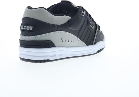 Globe Men's Fusion Skate Shoe, Black/Steel/White, 8.5 in Saudi Arabia