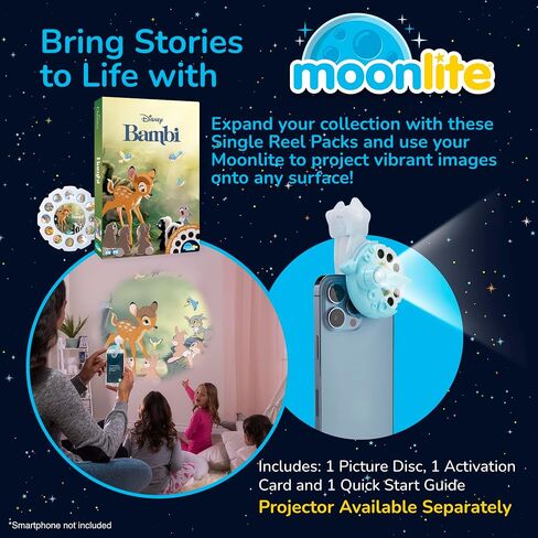Moonlite Storybook Reels for Flashlight Projector, Kids Toddler | Frozen Royal Sleepover | Single Reel Pack Story for 12 Months and Up in Saudi Arabia