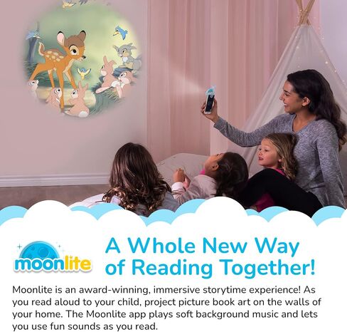 Moonlite Storybook Reels for Flashlight Projector, Kids Toddler | Frozen Royal Sleepover | Single Reel Pack Story for 12 Months and Up in Saudi Arabia