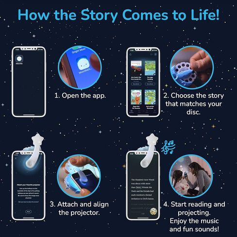 Moonlite Storybook Reels for Flashlight Projector, Kids Toddler | Frozen Royal Sleepover | Single Reel Pack Story for 12 Months and Up in Saudi Arabia